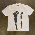 UPUPXIA Loose Casual Niche Tee