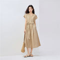 Giordano V Neck Strap Short Sleeve Dress