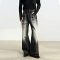 SOUTHFISH Retro Handmade Cat Whisker Jeans