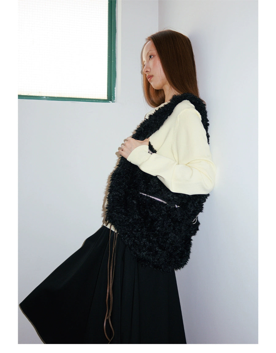 FUNKYFUN Bottomed Long-sleeved Knitted Pullover