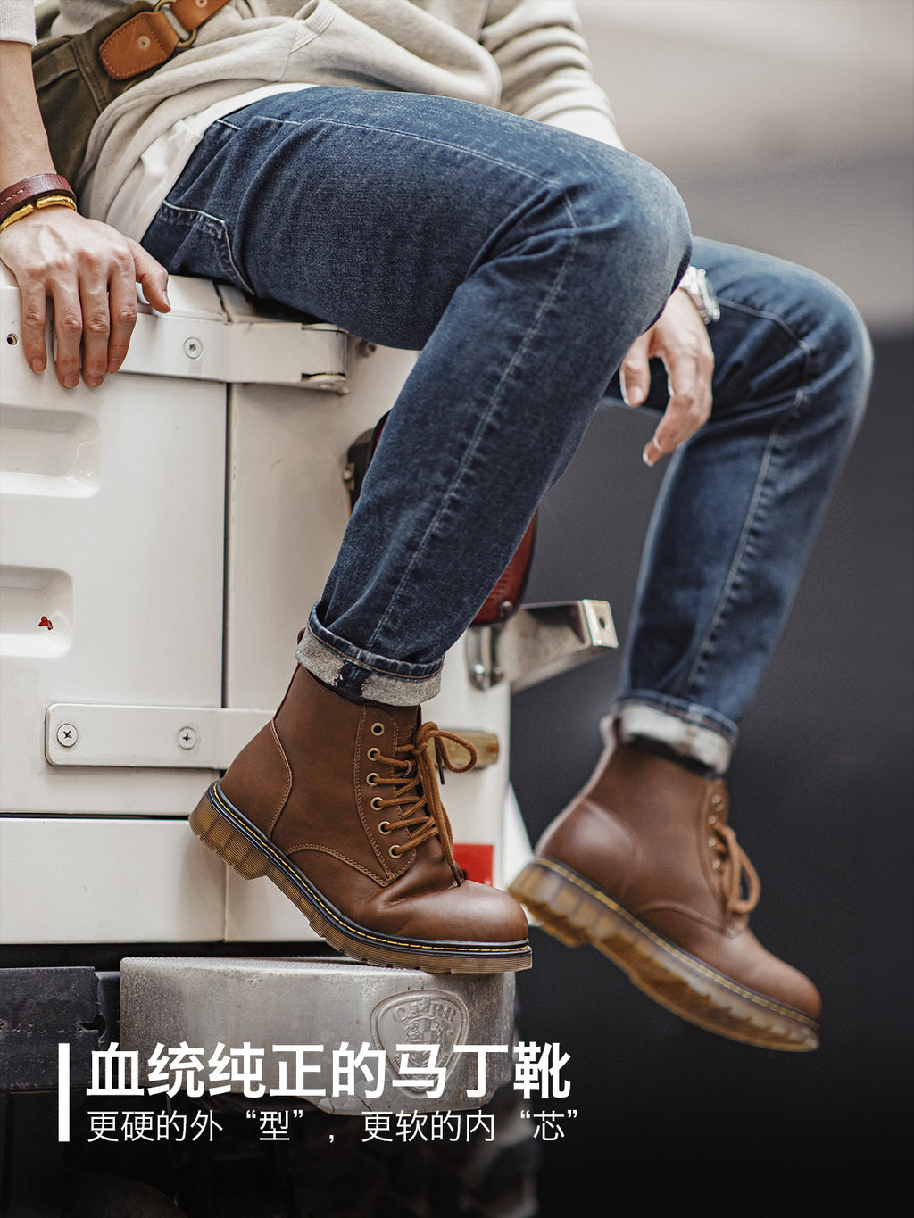 Madden Martin Leather Tooling Boots