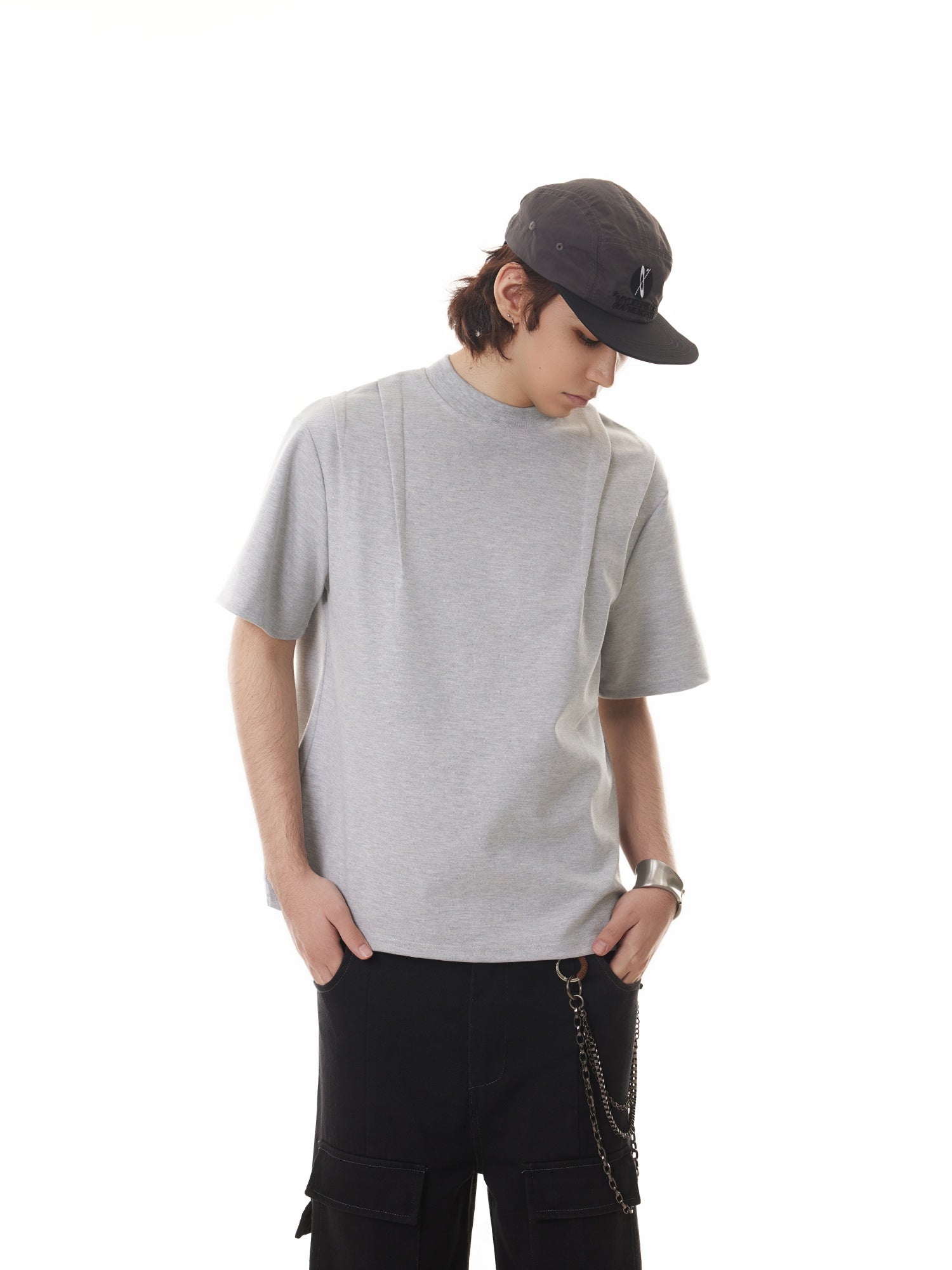 BTSG Roman Space Cotton Loose-leaf Deconstruction Tee