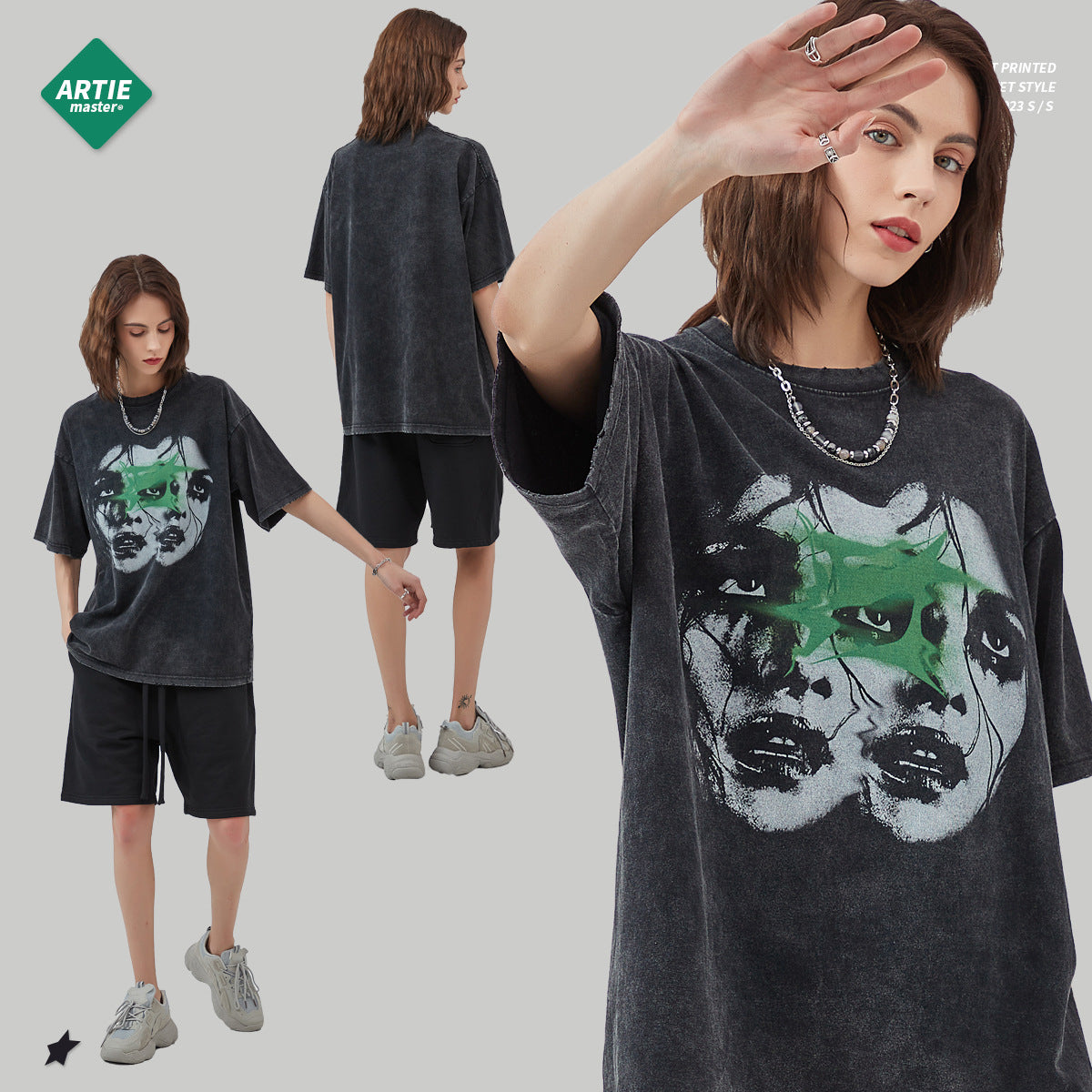 ARTIE Digital Direct Injection Thriller Print Tee