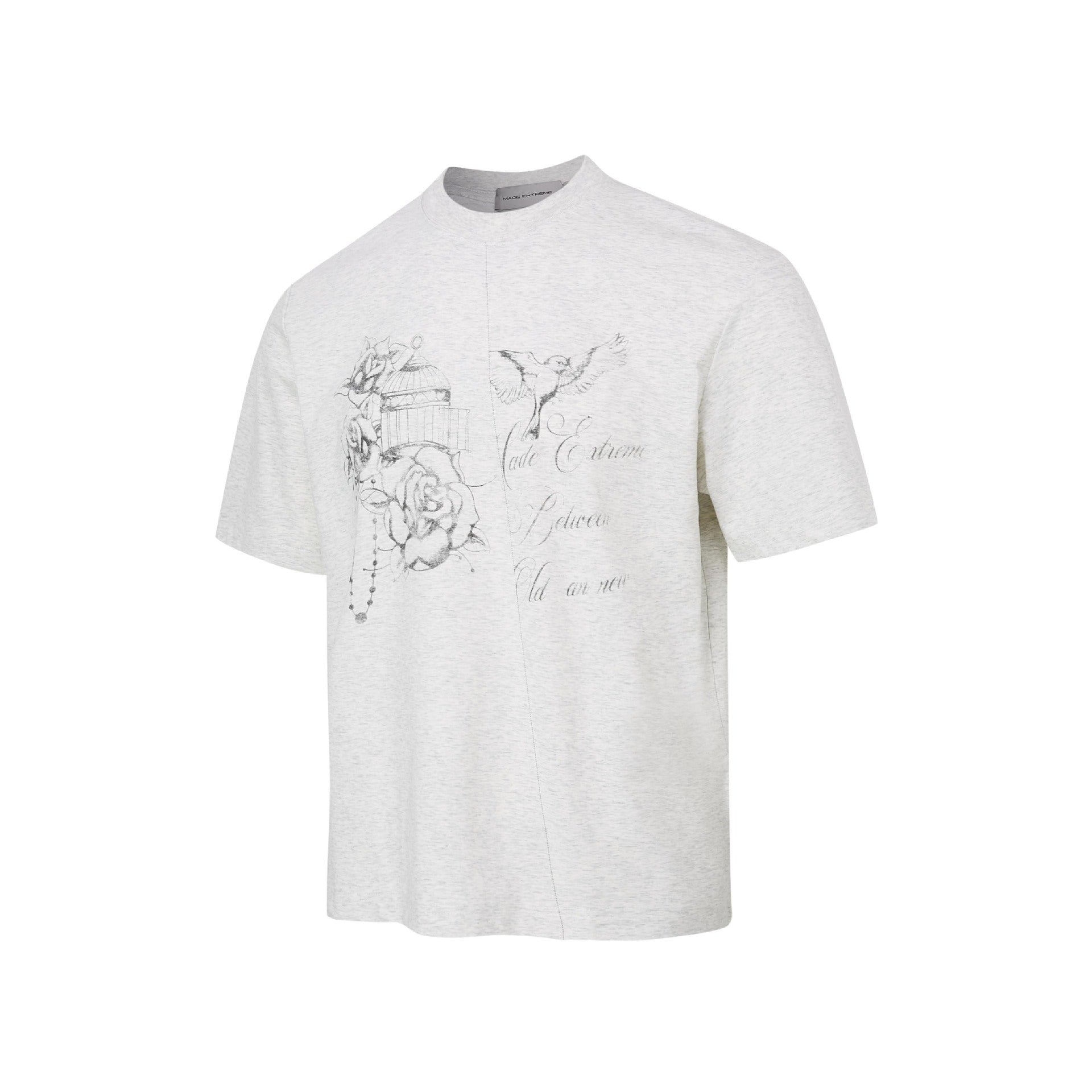 MADEEXTREME Hand-painted Printed Casual Tee