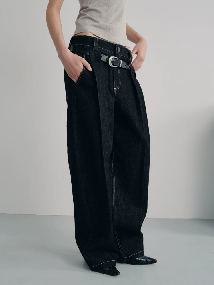 JCAESAR I-pleated Slacks