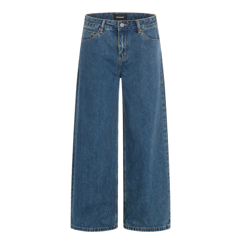 11KN Straight Loose Wide Leg Jeans