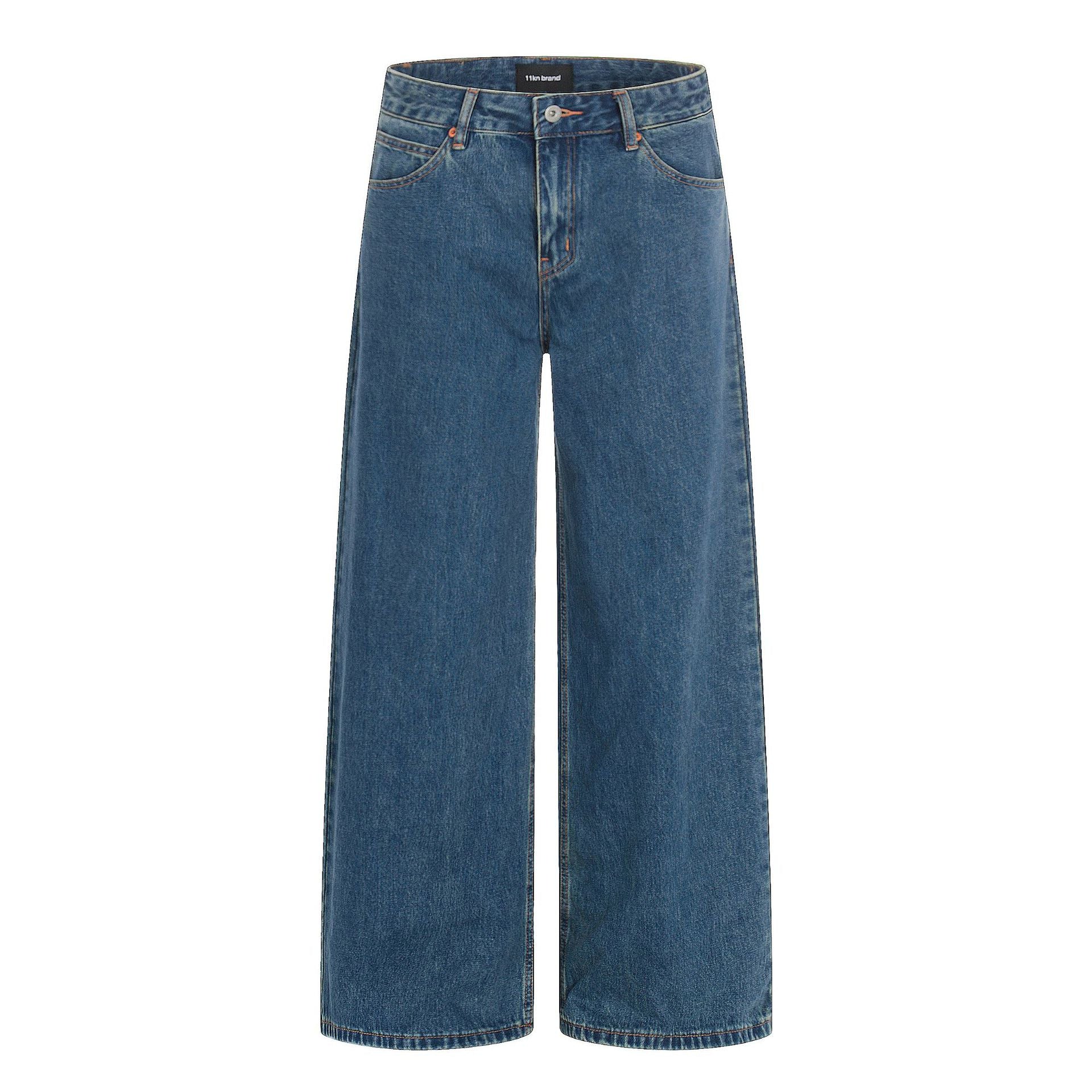 11KN Straight Loose Wide Leg Jeans