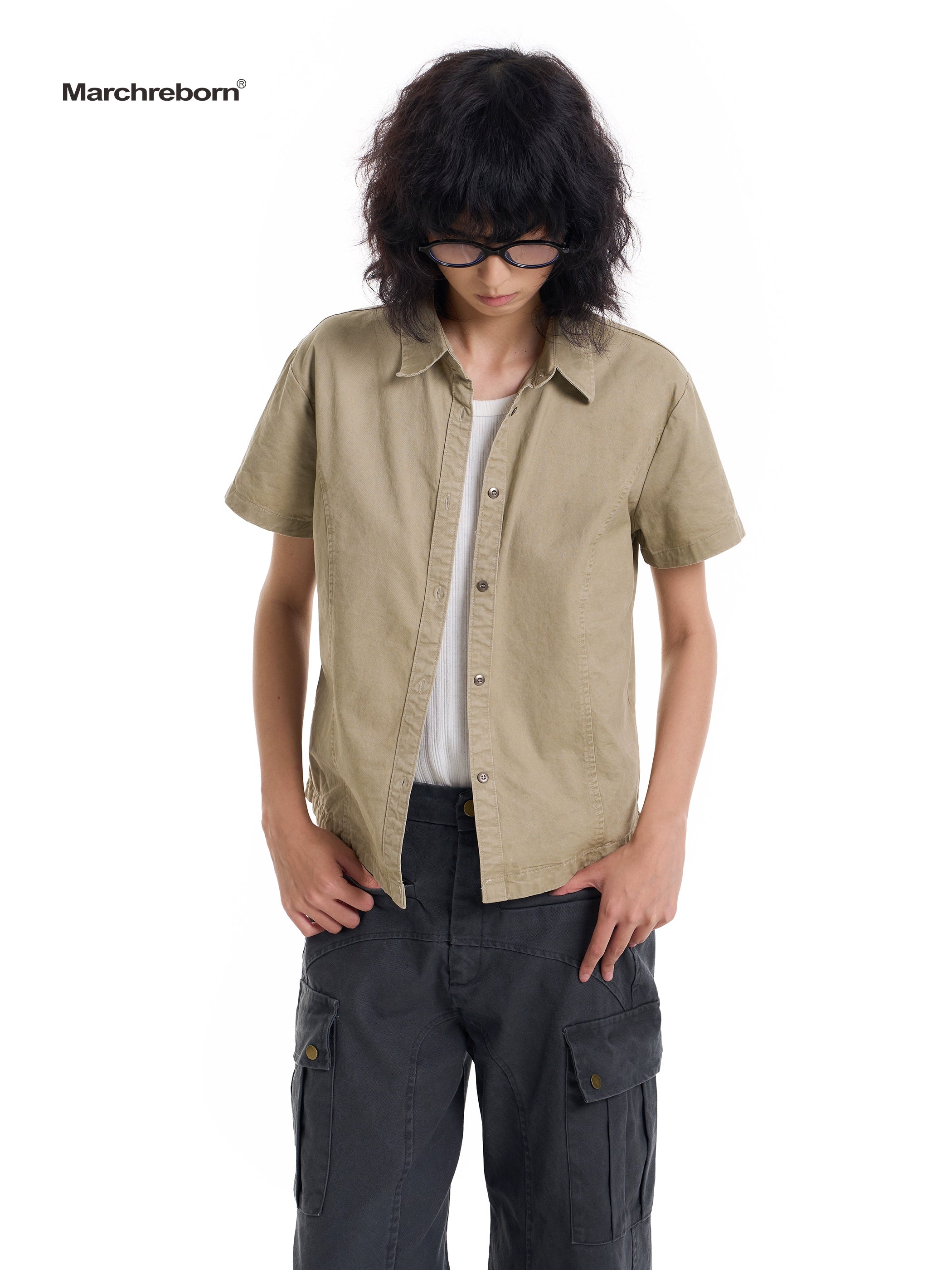 March Washed Shoulder Tooling Shirt