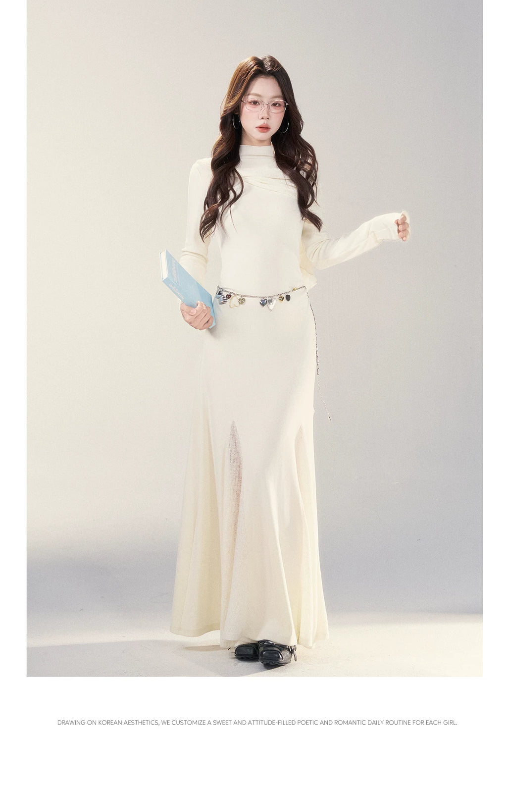 Wildberry Scarf Long Sleeve Dress