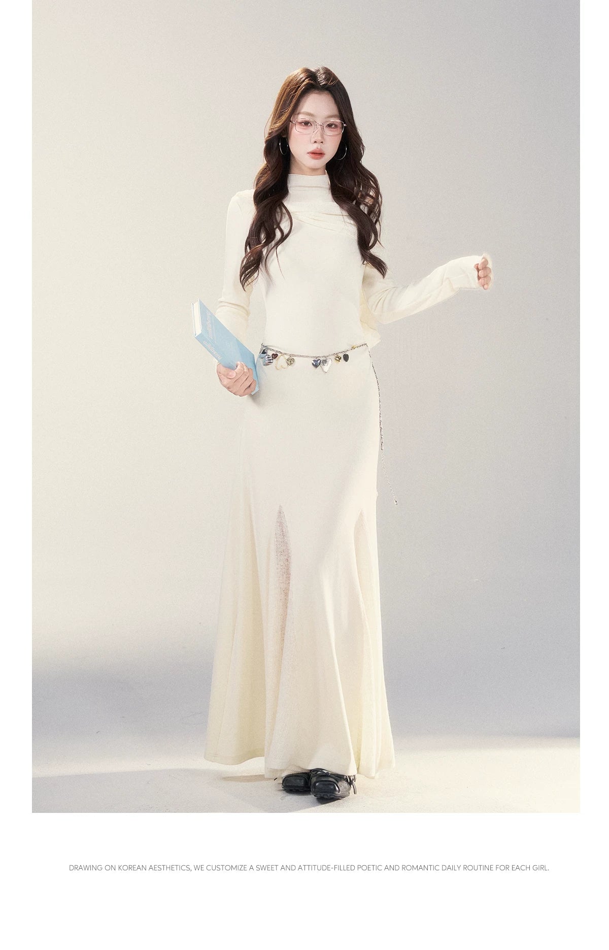 Wildberry Scarf Long Sleeve Dress