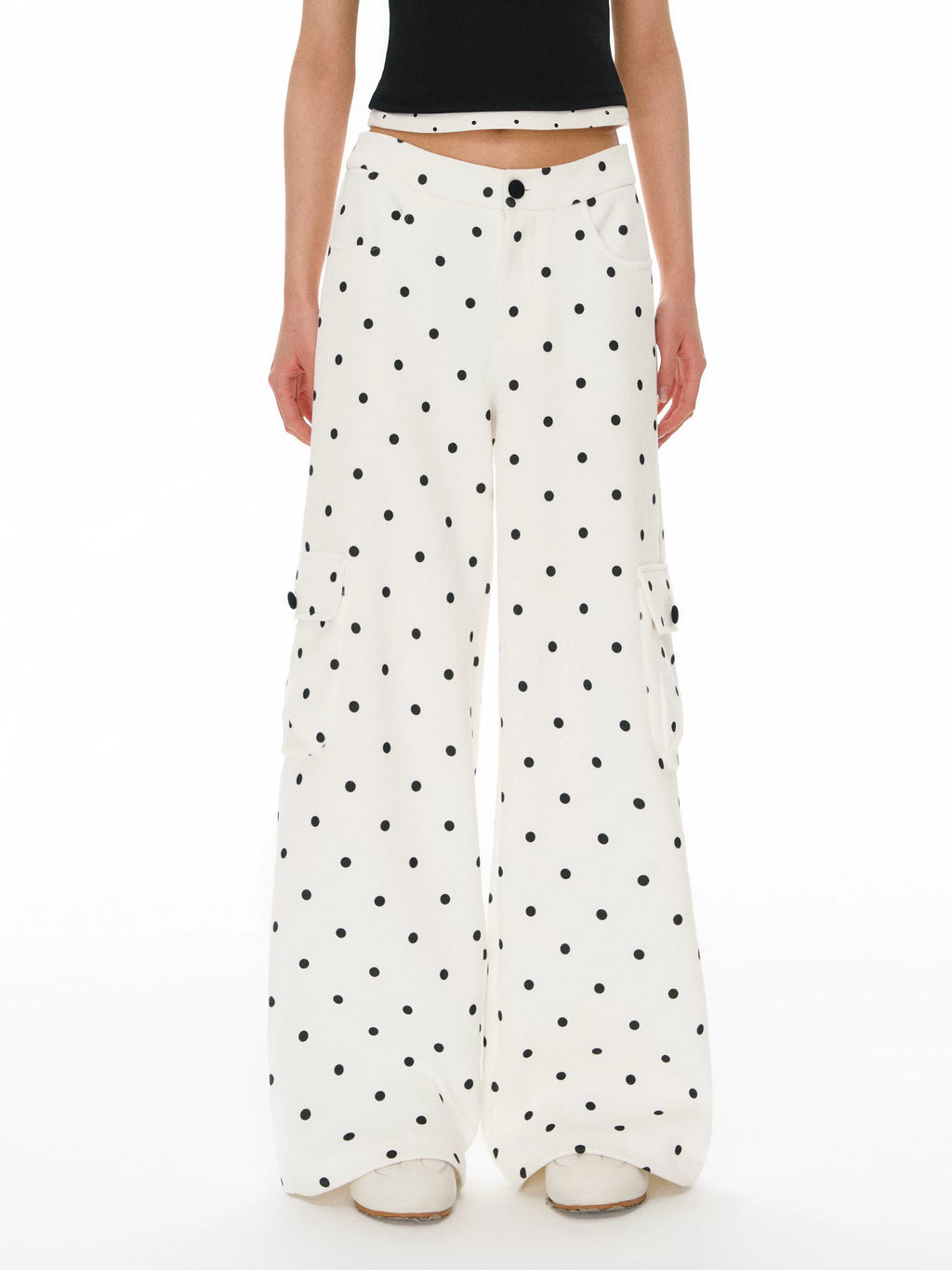Ariseism Polka-dot Slacks