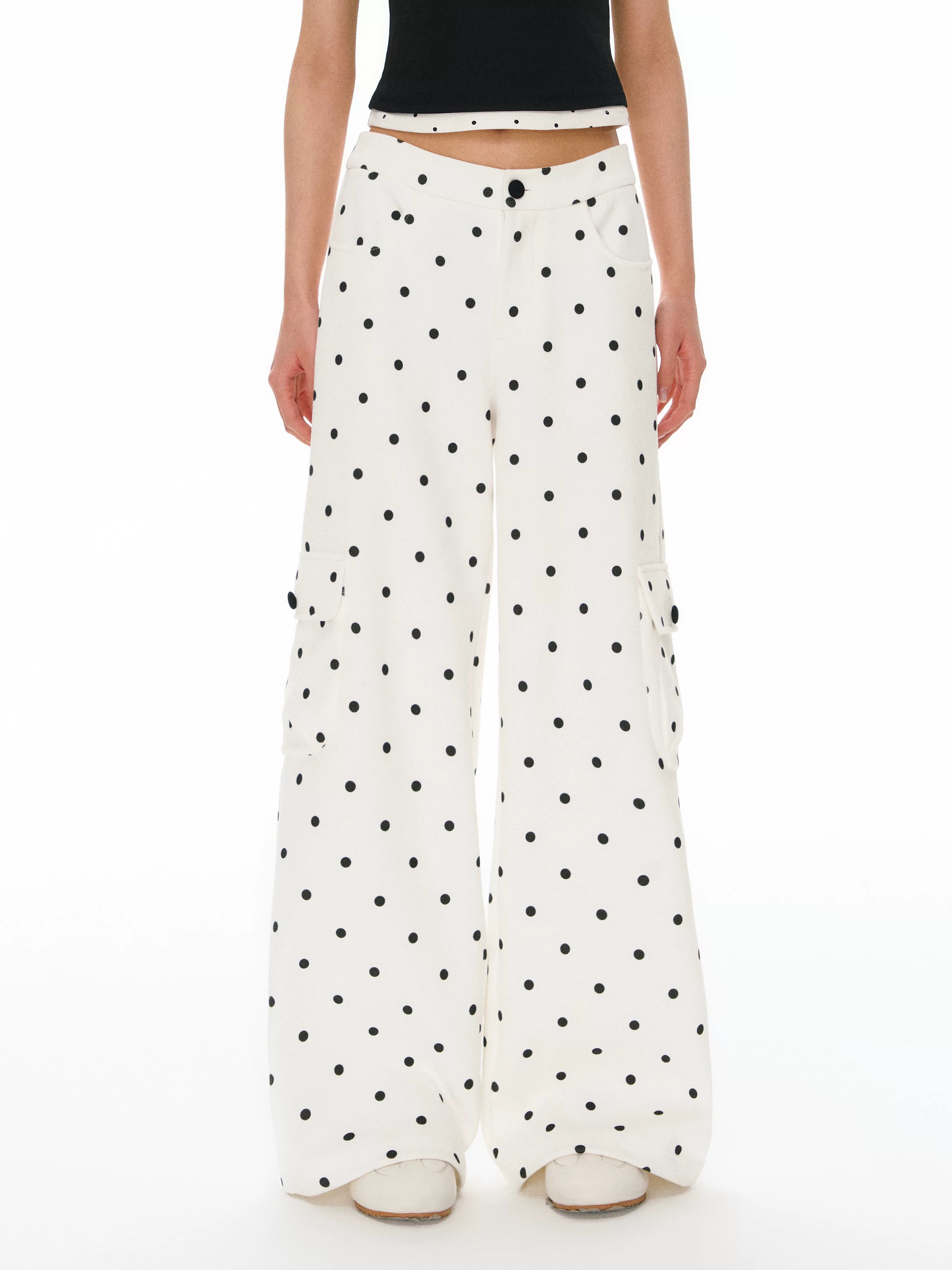 Ariseism Polka-dot Slacks