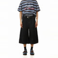 BTSG Retro Washed Side Pocket Denim Cropped Pants