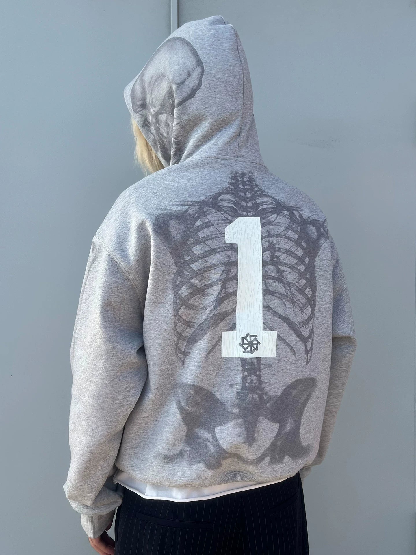Empty Eyes Vintage Light Variable Loose Hooded Sweater