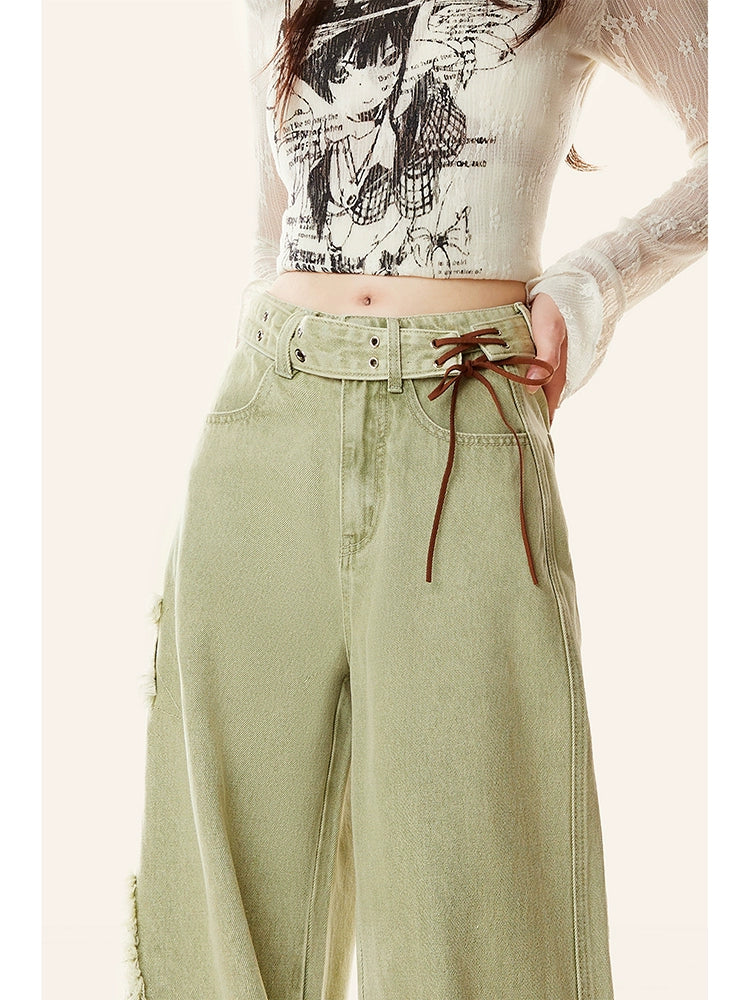 ZRSEE Wide-leg Star Jeans