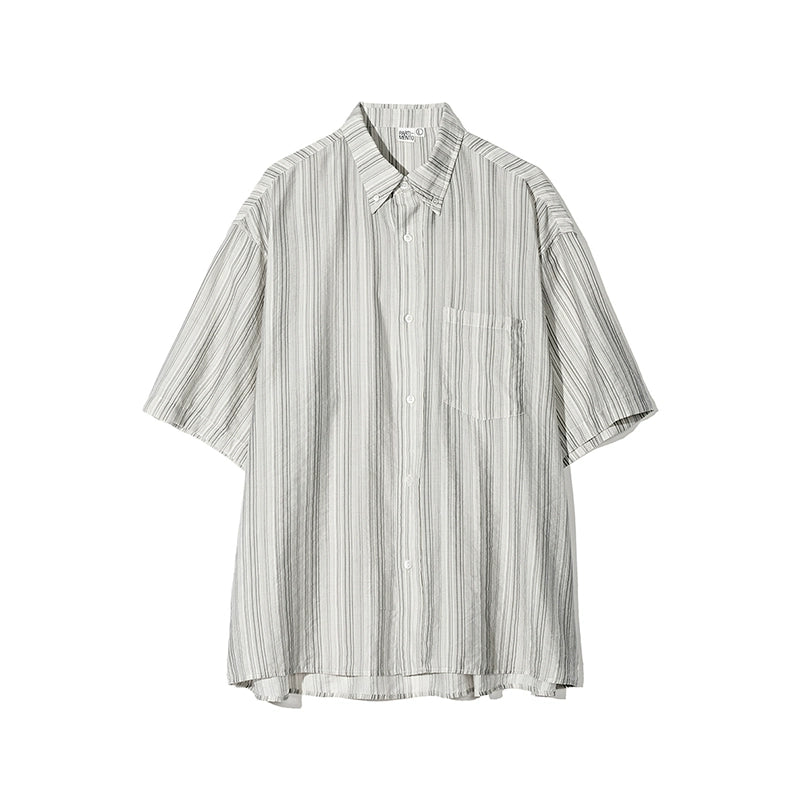 PARTIMENTO Small Fresh Japanese Striped Tee