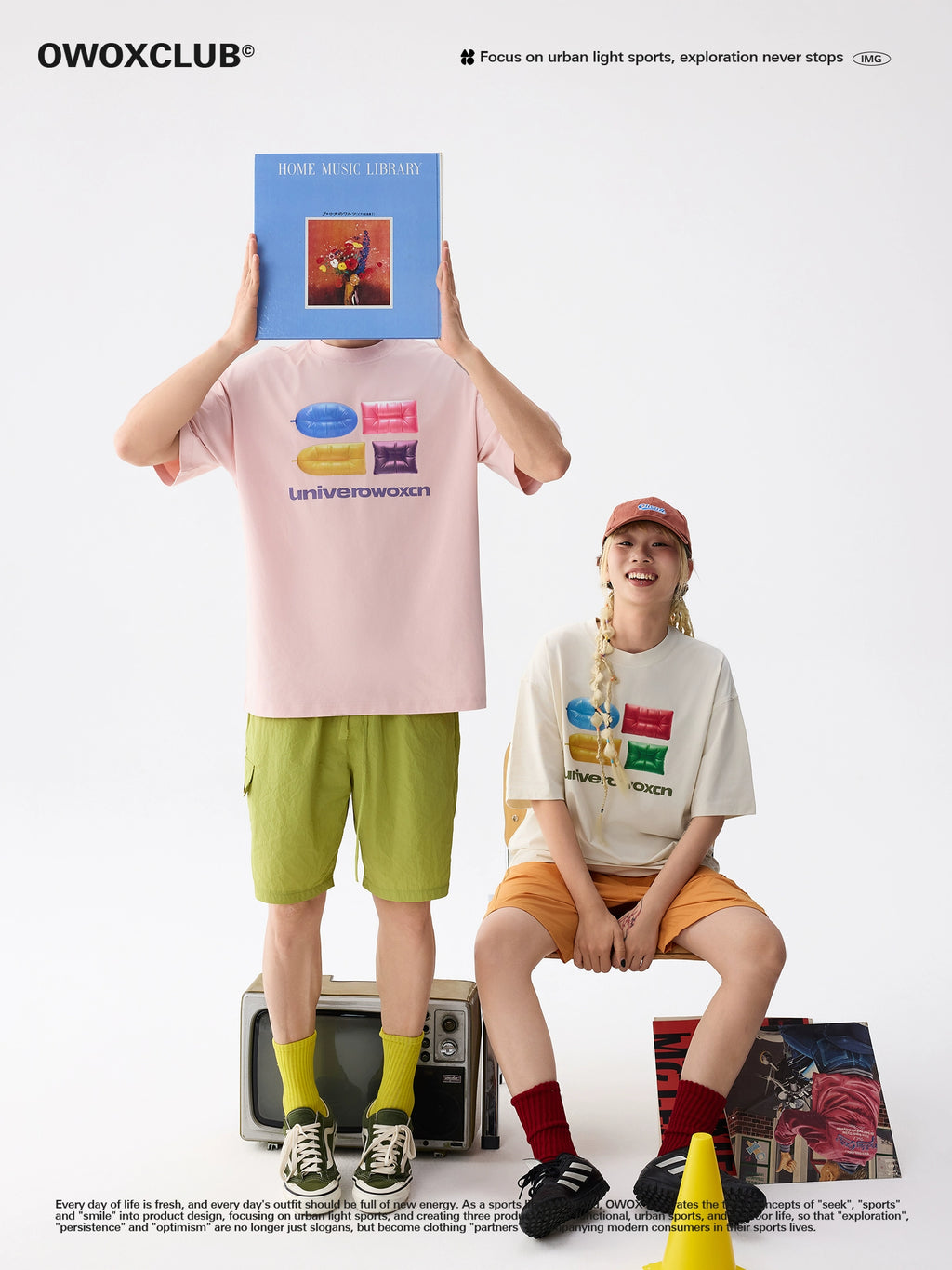 OWOX Versatile Casual Printing Loose Tee
