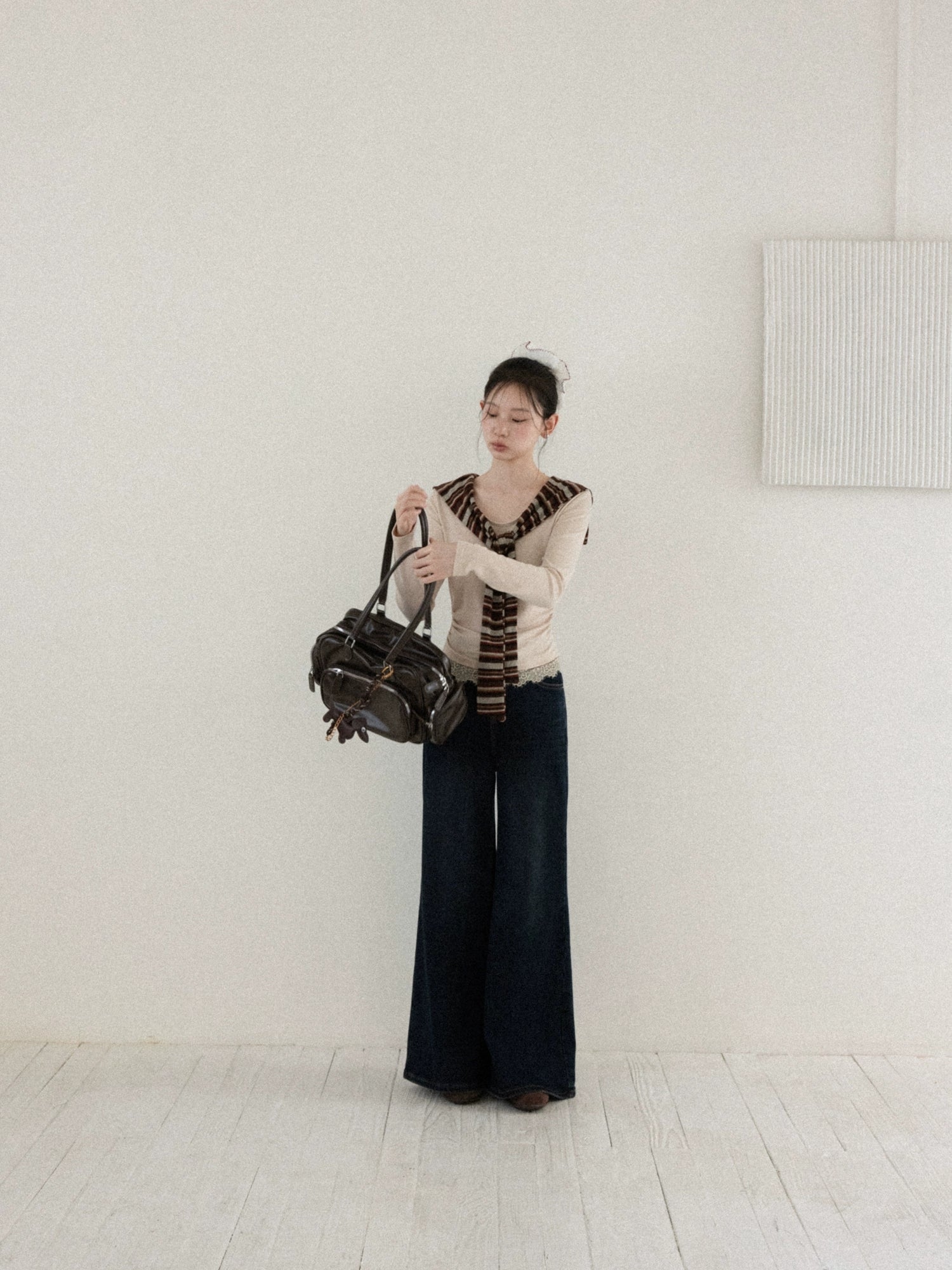 Cantonstory Vintage Booth High-waisted Jeans