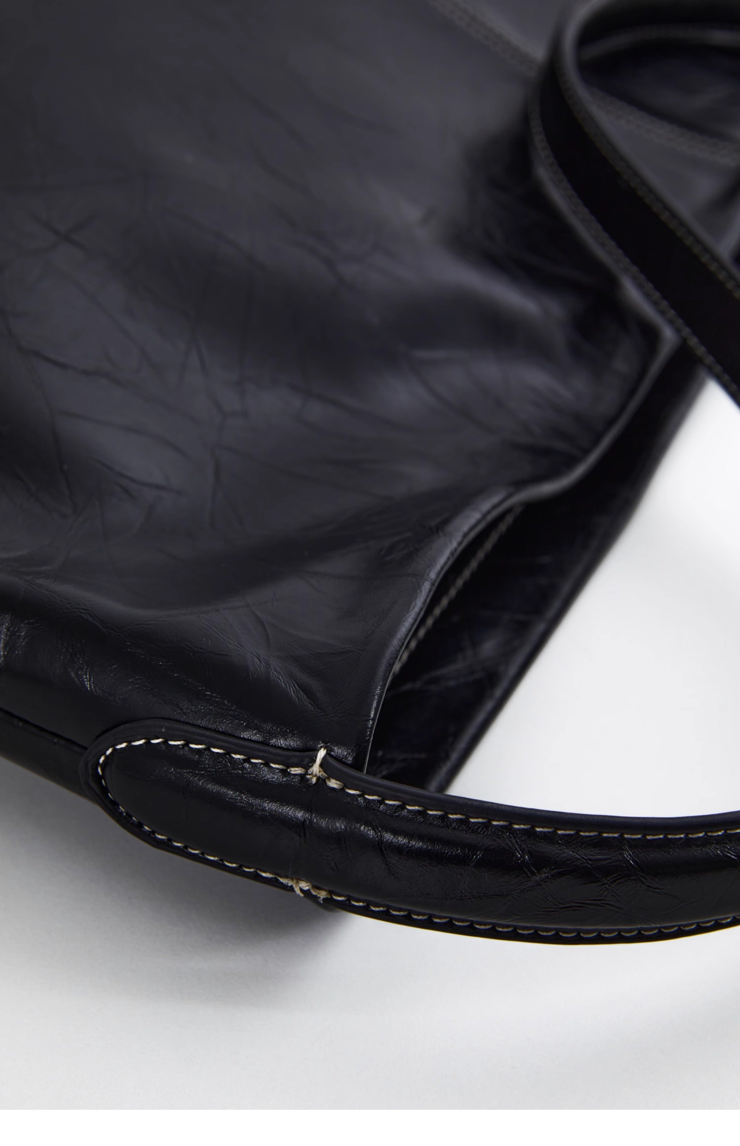 DirtySix Cow Leather Jill big pocket cowhide soft leather tote bag