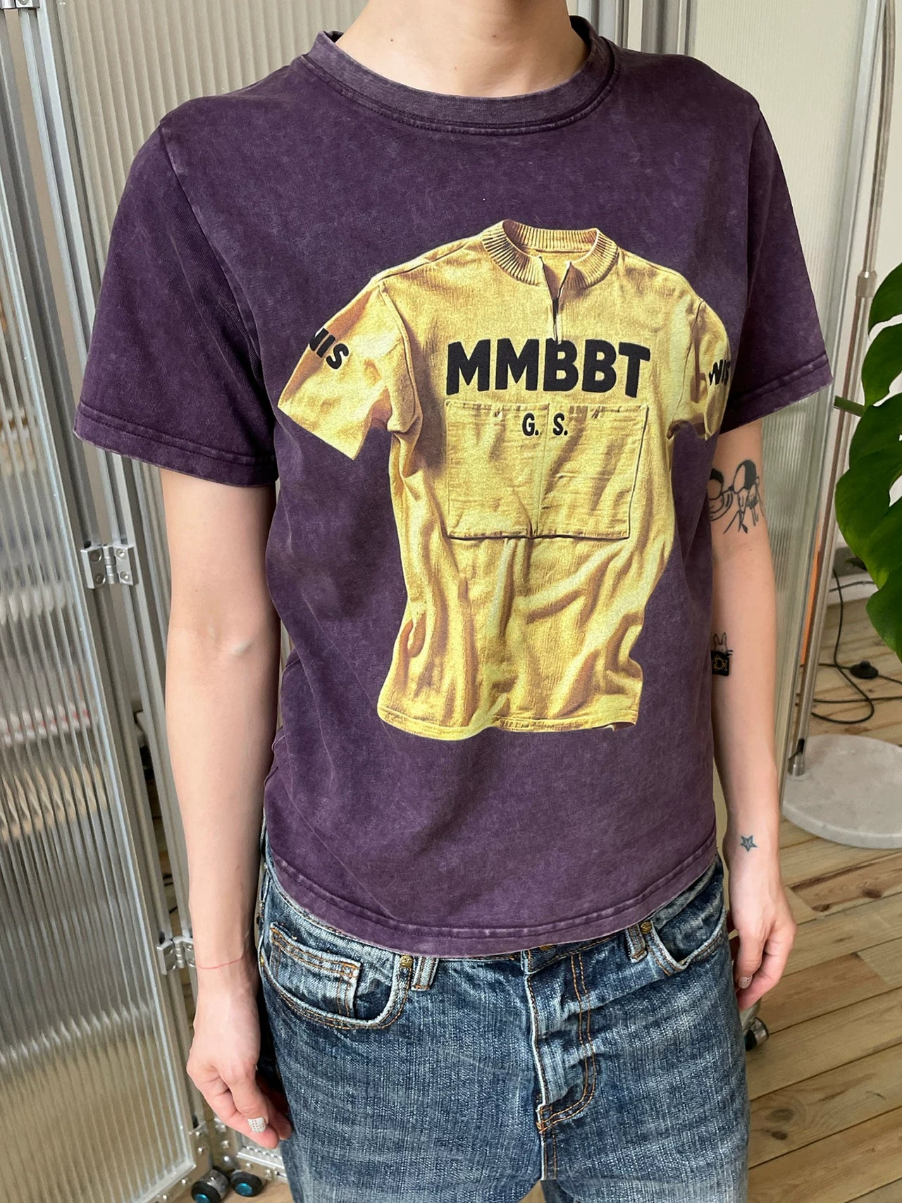 MMBBT Fun Clothing Printed Crew Neck Short Tee