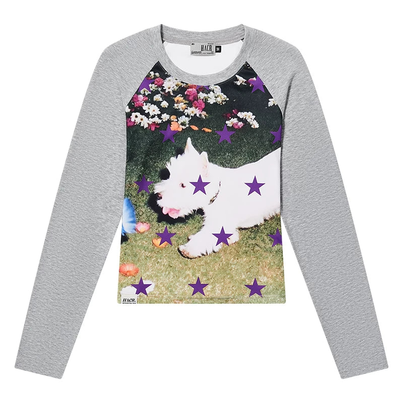 HACR Full Star Film Print T-shirt