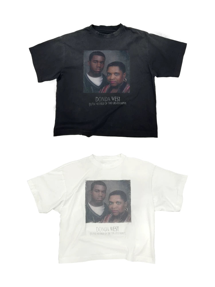 WANNA LAB Retro Crew Neck Loose Tee
