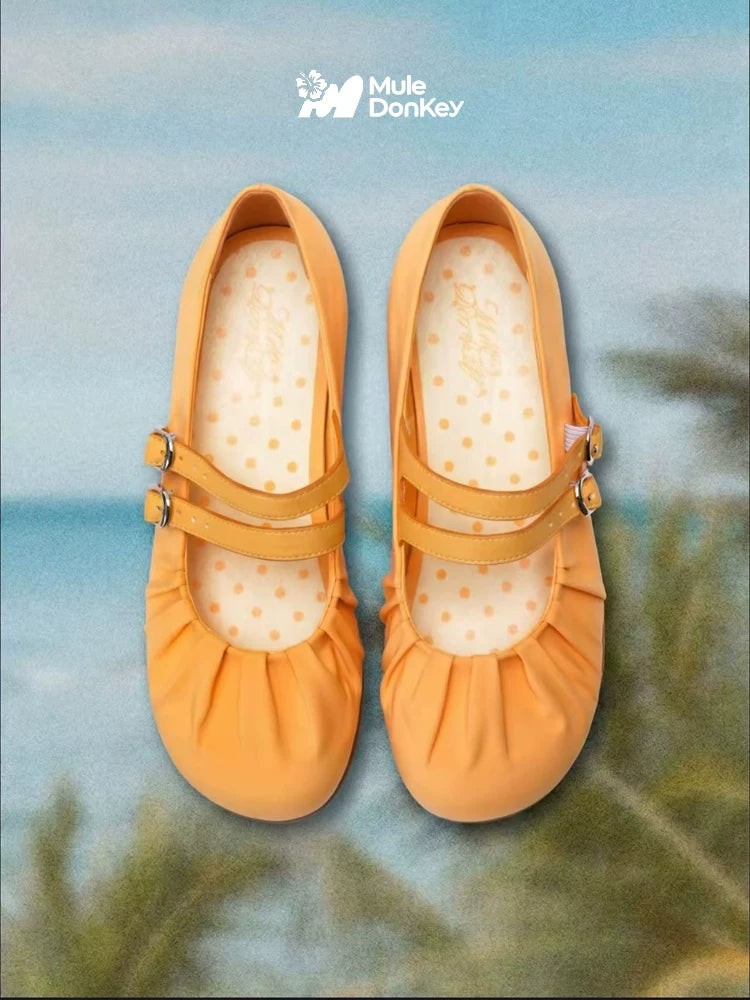 Donkey Flat-bottomed Shallow Mouth Soft-soled Shoes