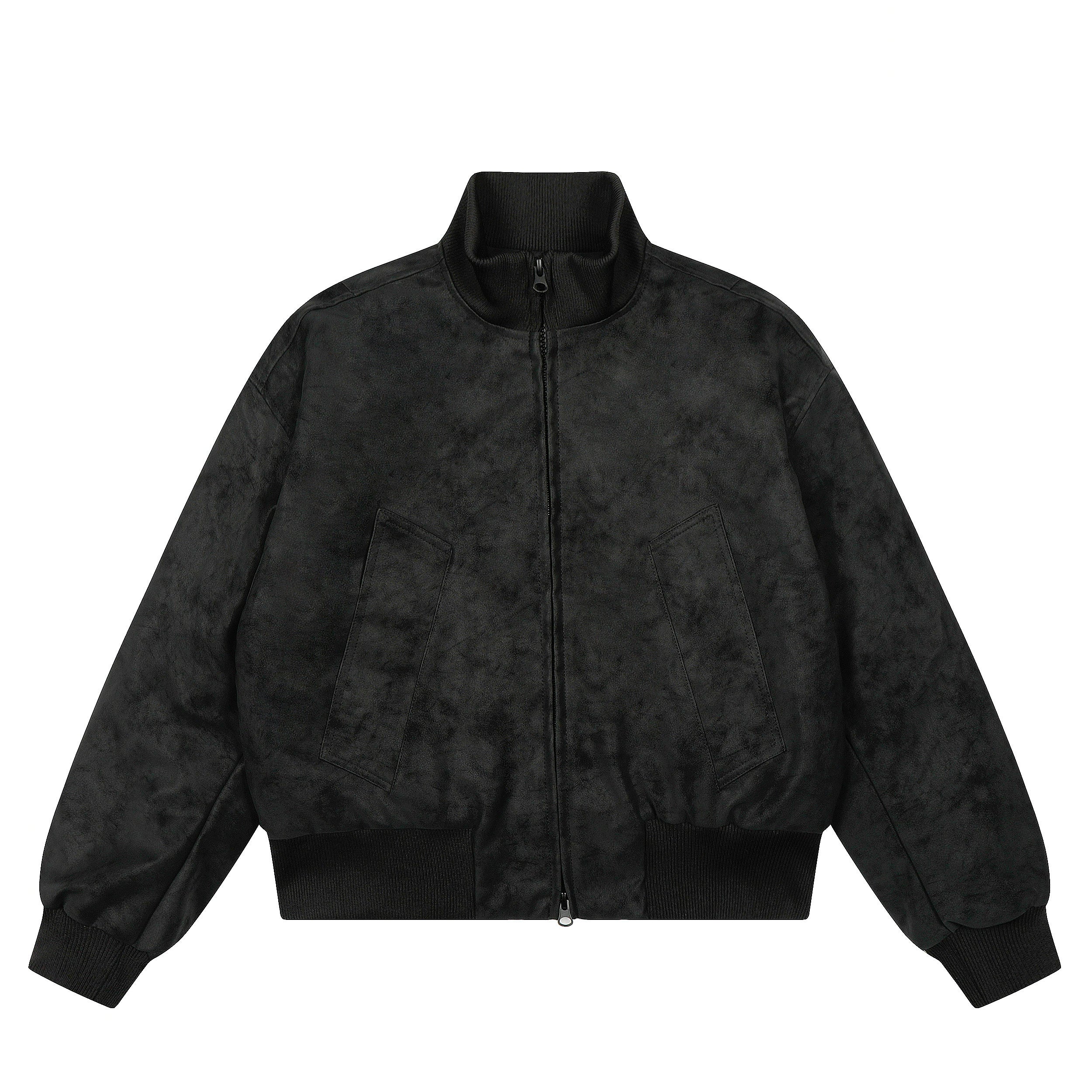 Zuocisankon Loose Leather Jacket