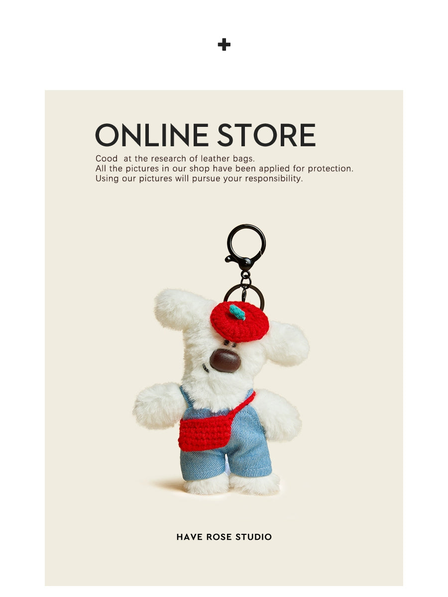HAVEROSE Beret Puppy Bag Pendant