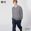 Uniqlo Crew Neck Knitted Long-sleeved Sweater Jacket