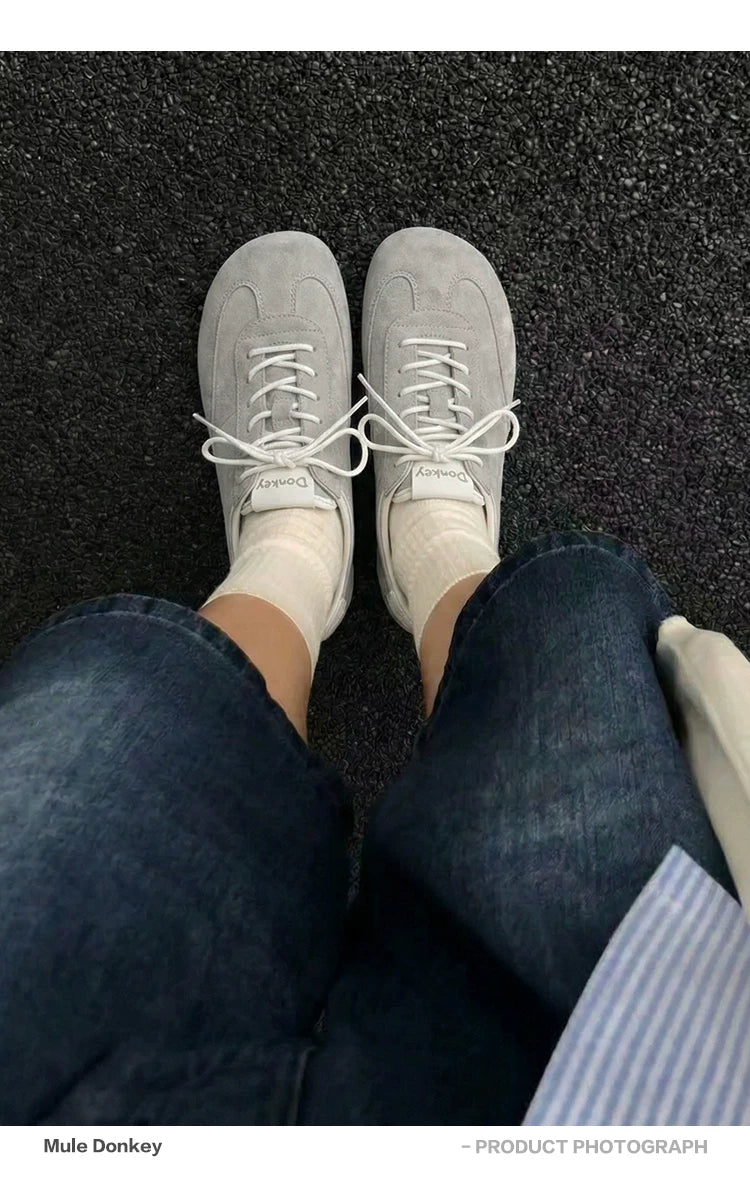 Donkey Retro Soft-soled Casual Forrest Gump Shoes