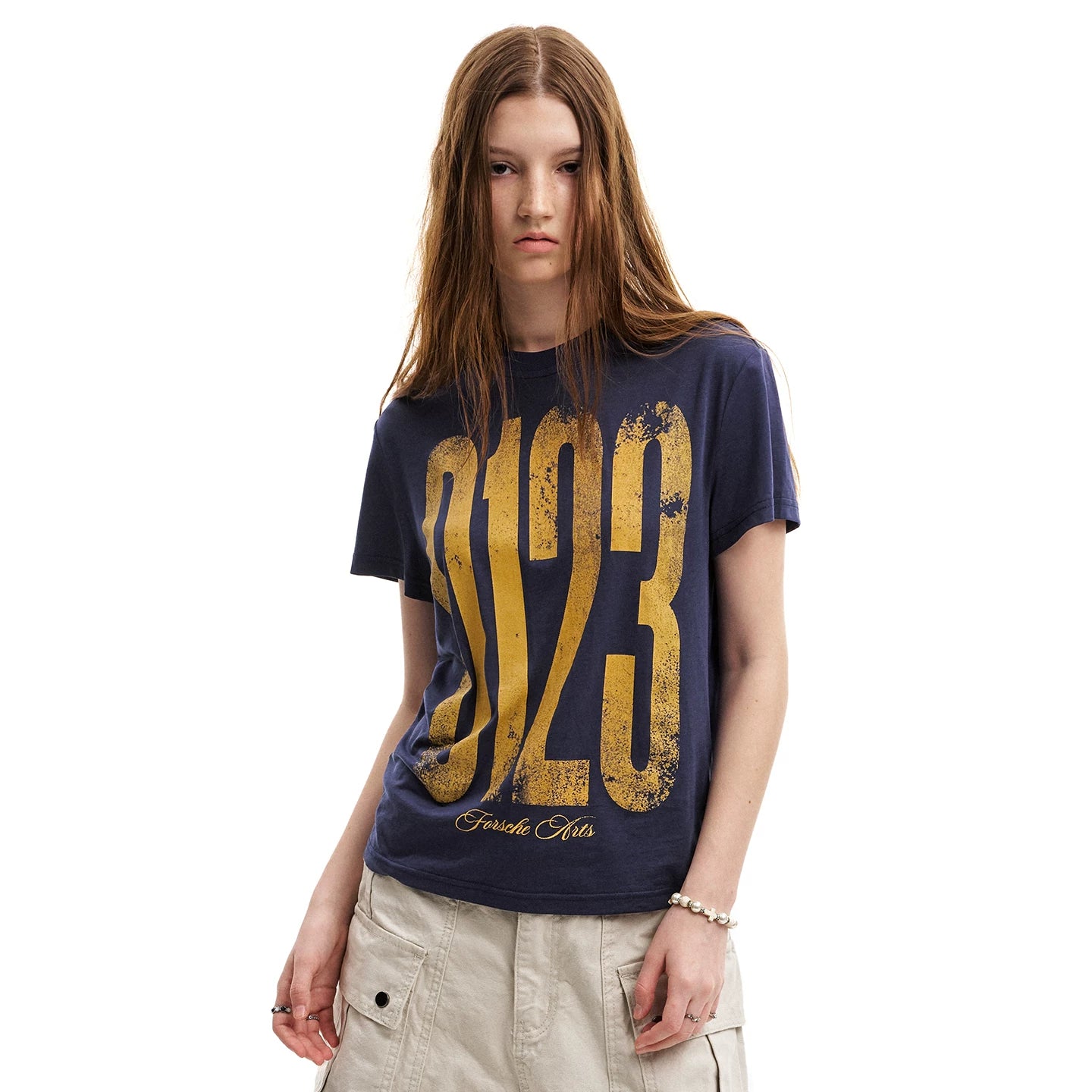 0123Start Retro Old Digital Spray Paint Printing Tee