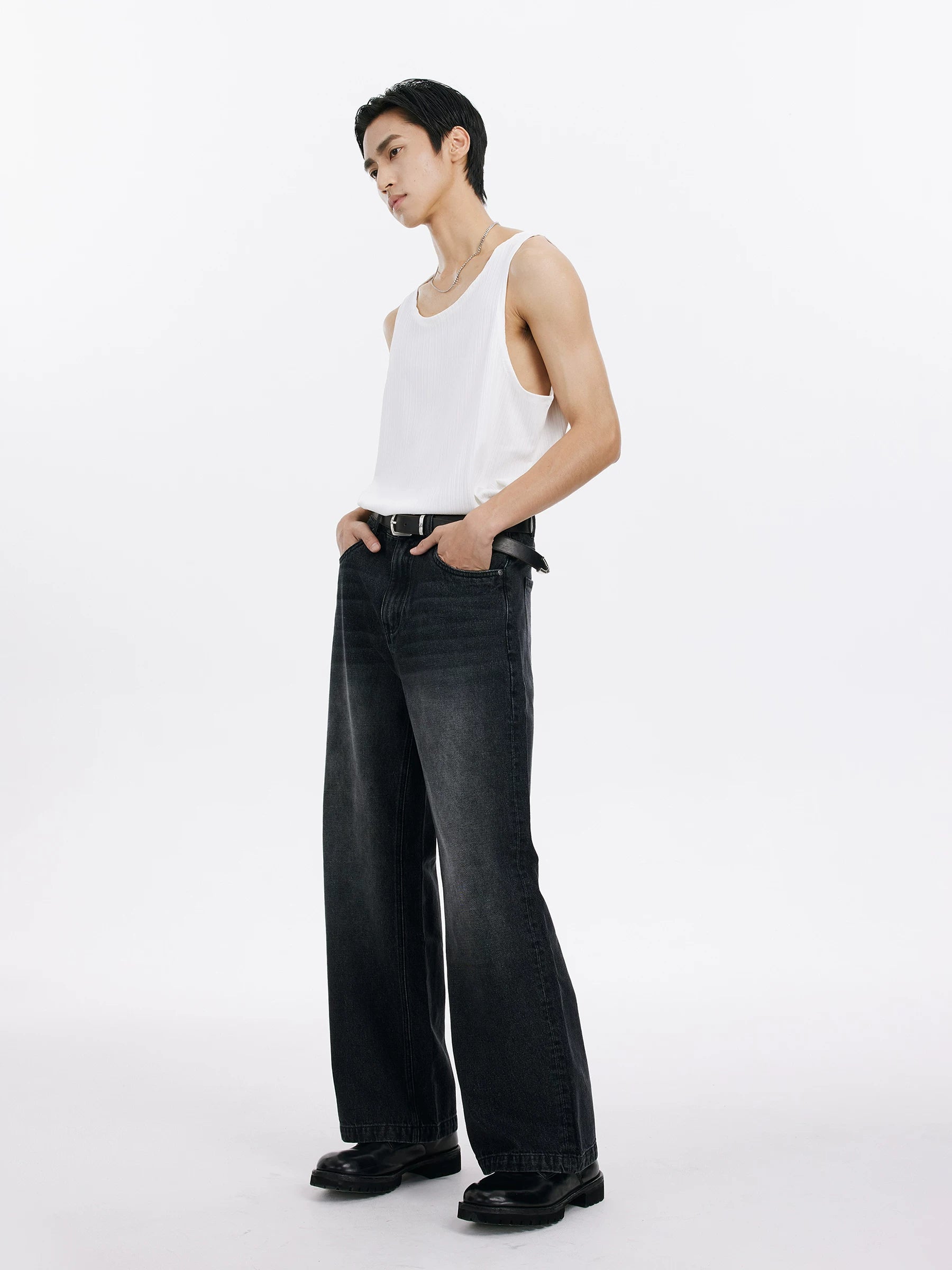 DIMC Vintage Loose Straight Casual Jeans