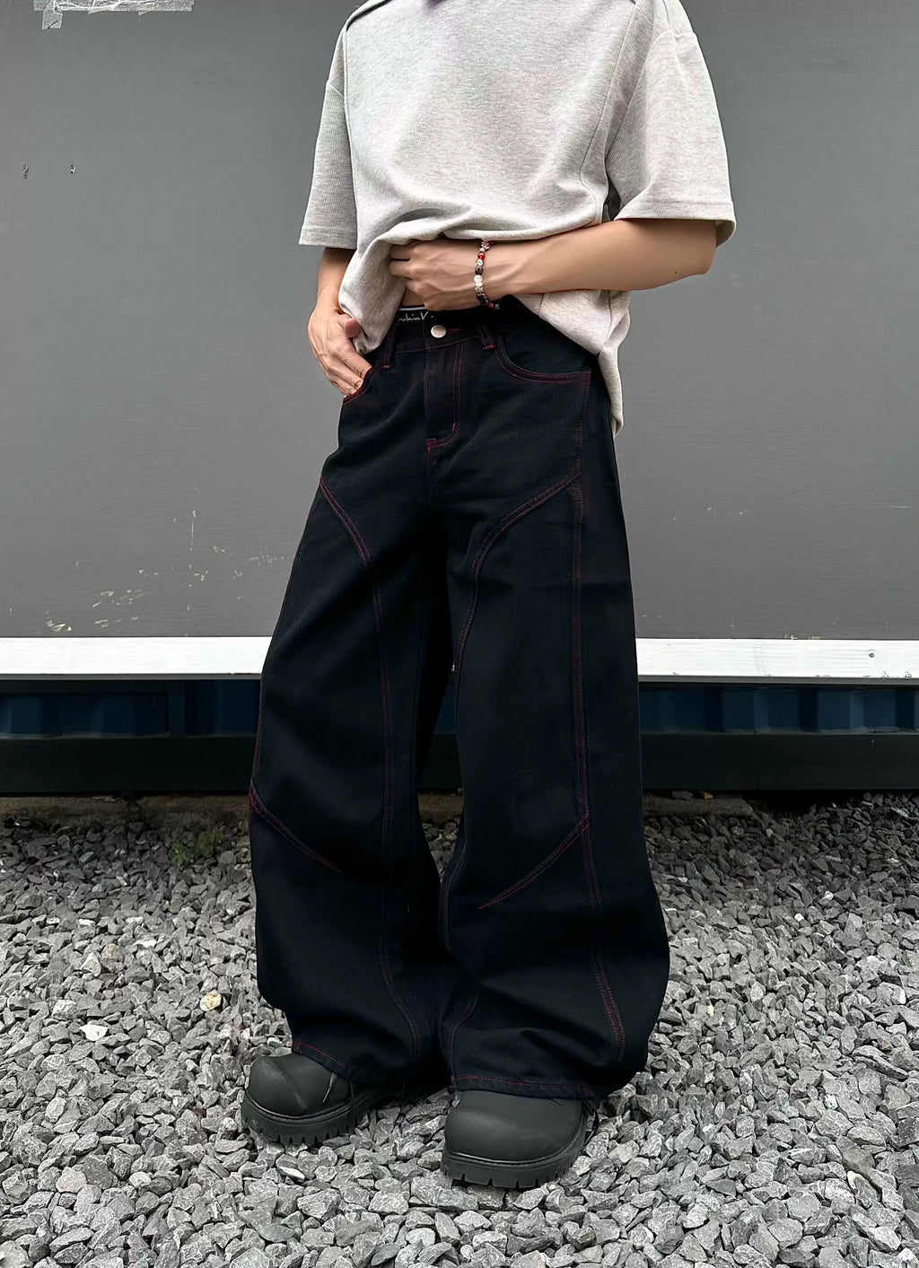 BF. BORFEND Scimitar Red Line Vintage Jeans