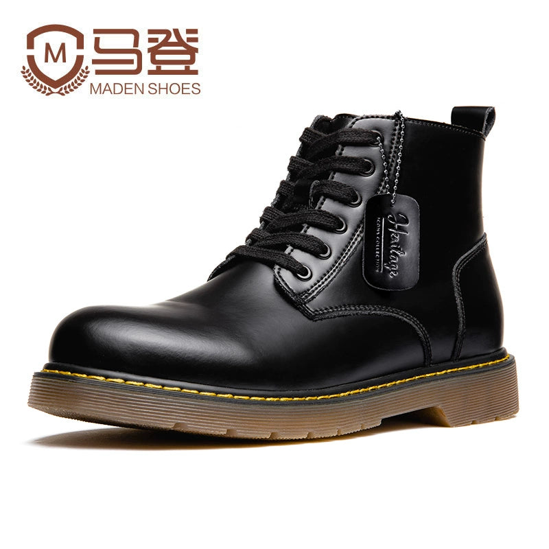 Madden Martin Leather Tooling Boots