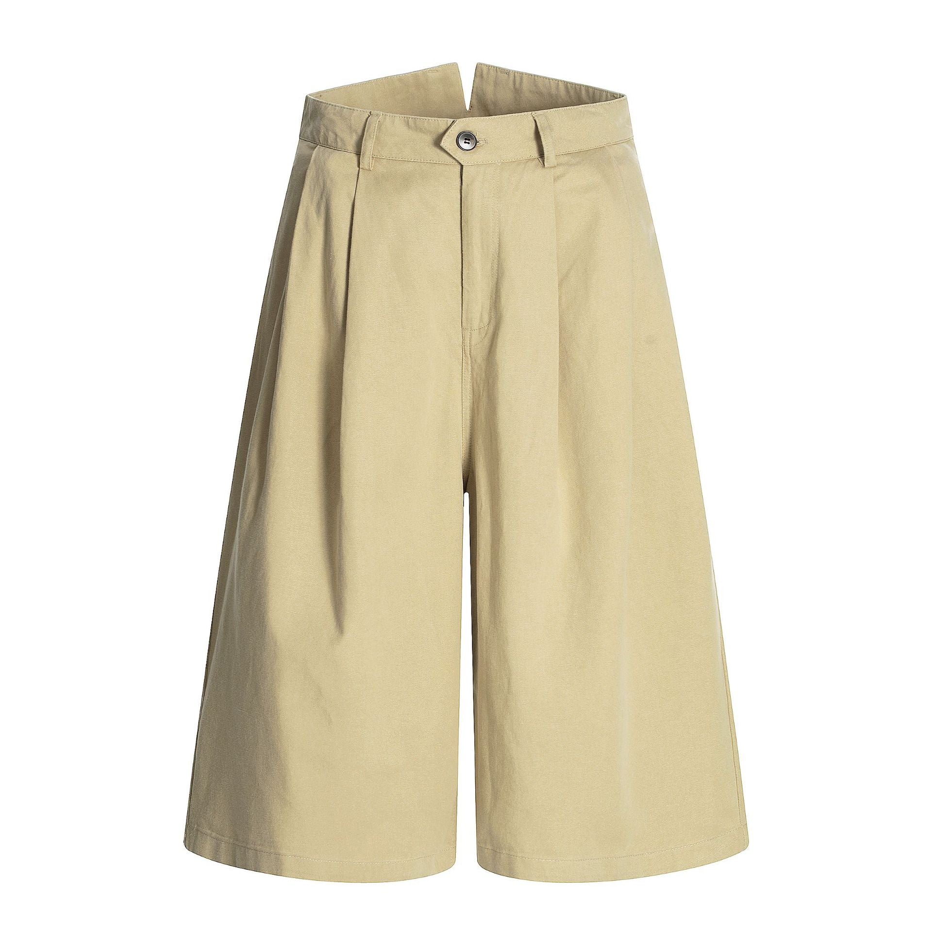 11KN Retro Simple Tooling Cropped Pants