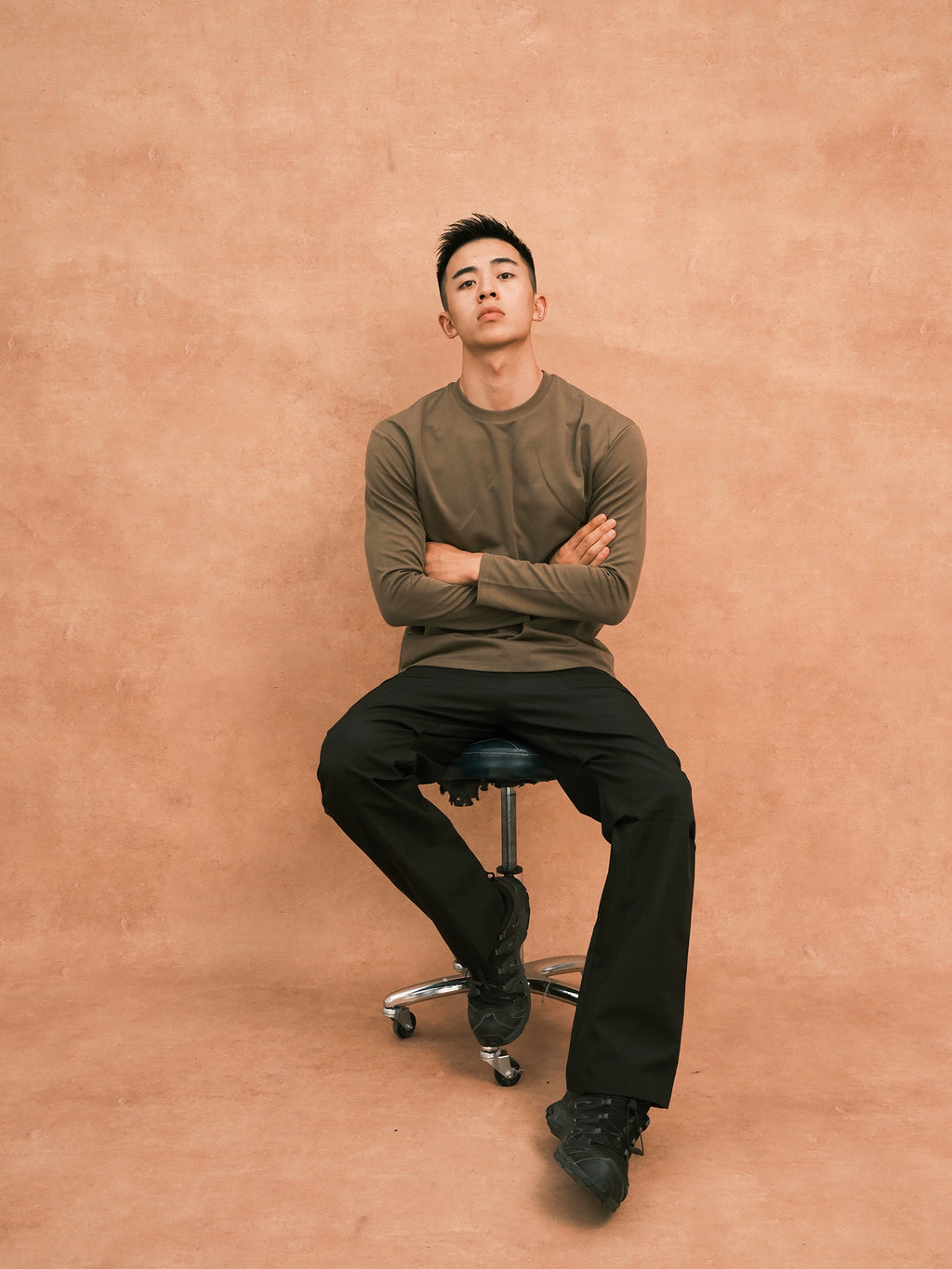 GTAL Basic Crew Neck Sweater Inside