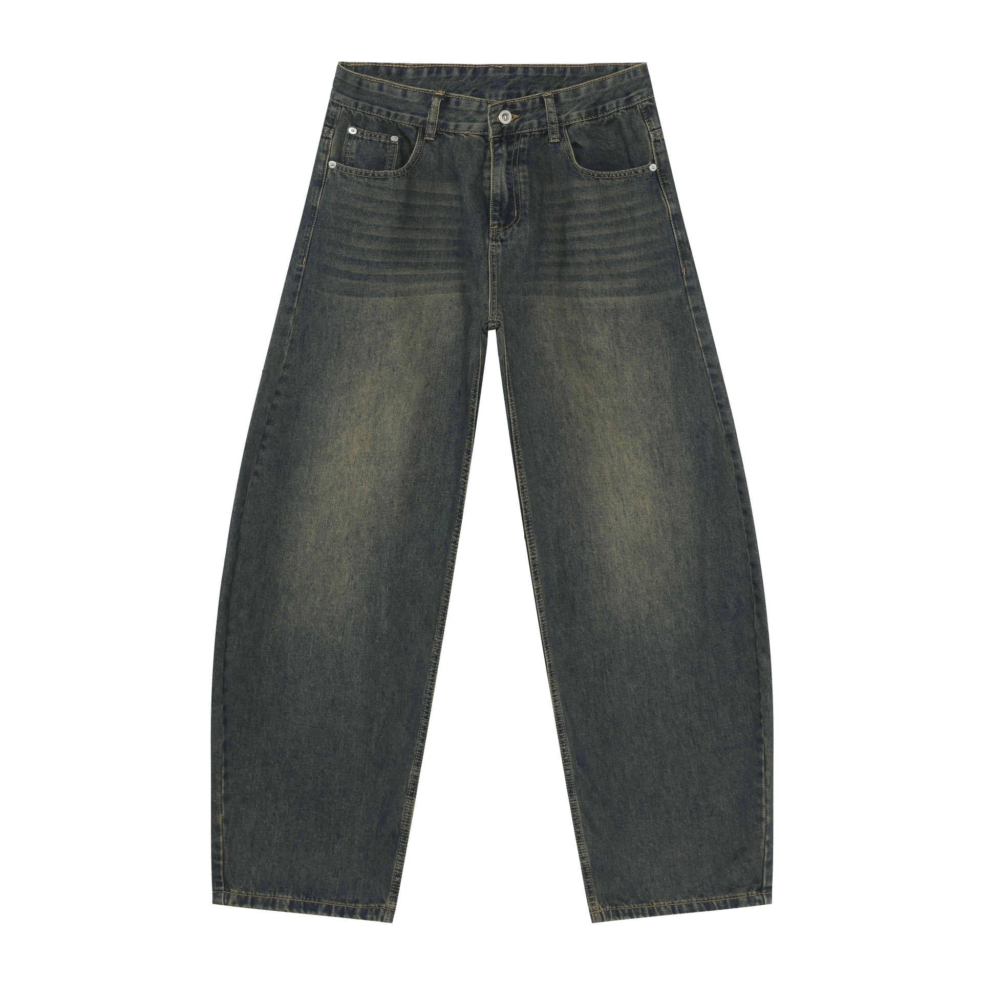 Inflation Wide Leg Machete Washed Jeans