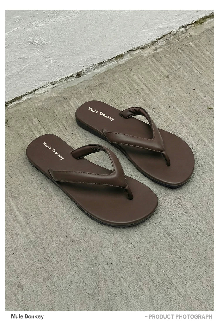 Donkey Flip-flops Wear Flat Bottom Sandals