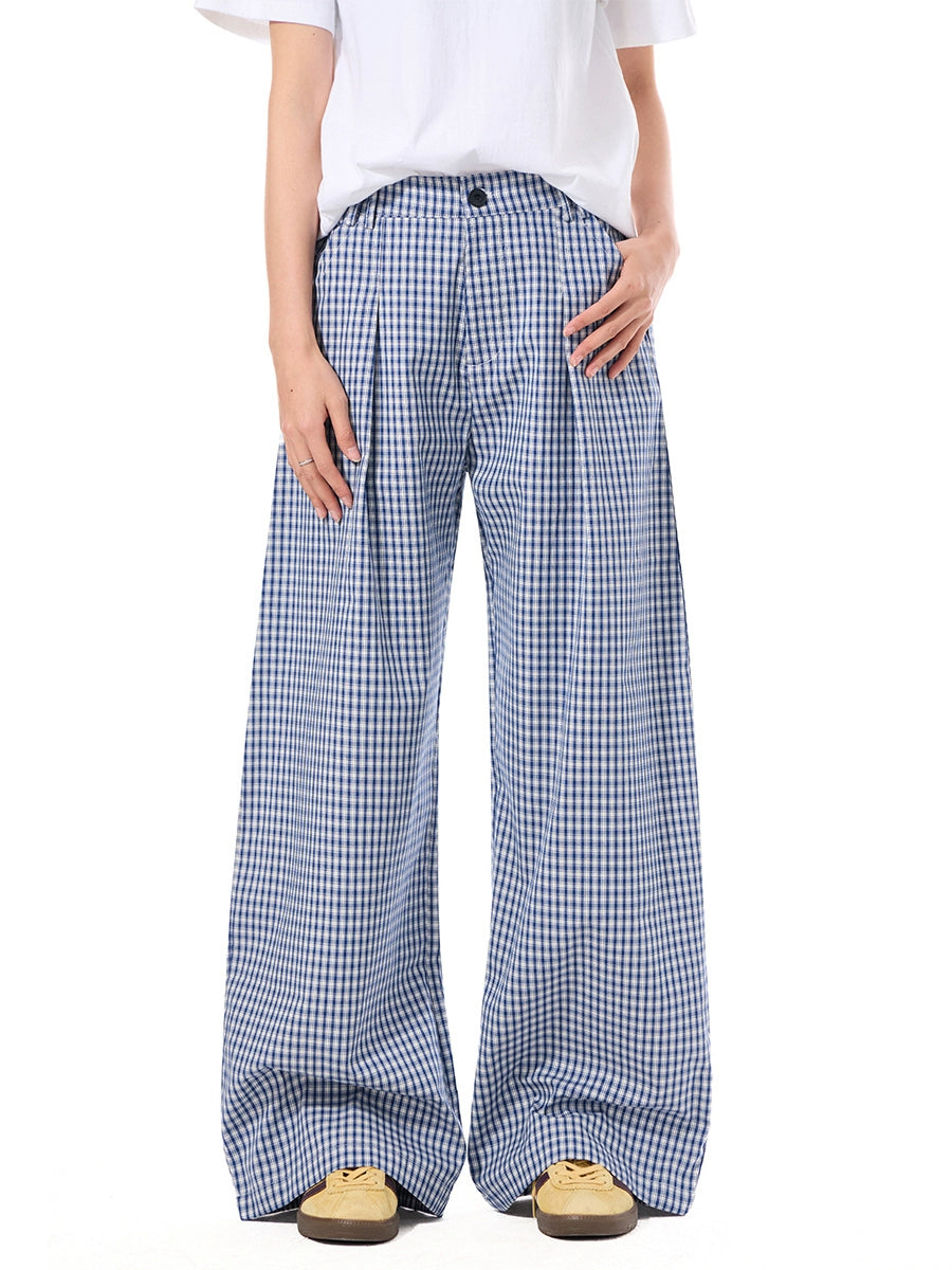BTSG X Peoede  British plaid striped pants
