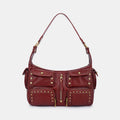 BlackSugarBus Rivet Locomotive Bag Fashion Shoulder Underarm Bag