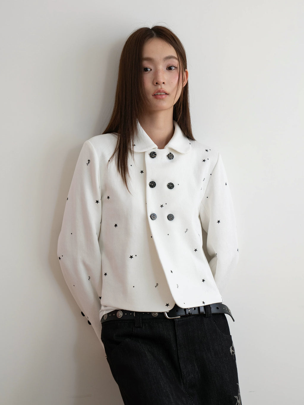 THELIGHT Star Floral Slim Jacket