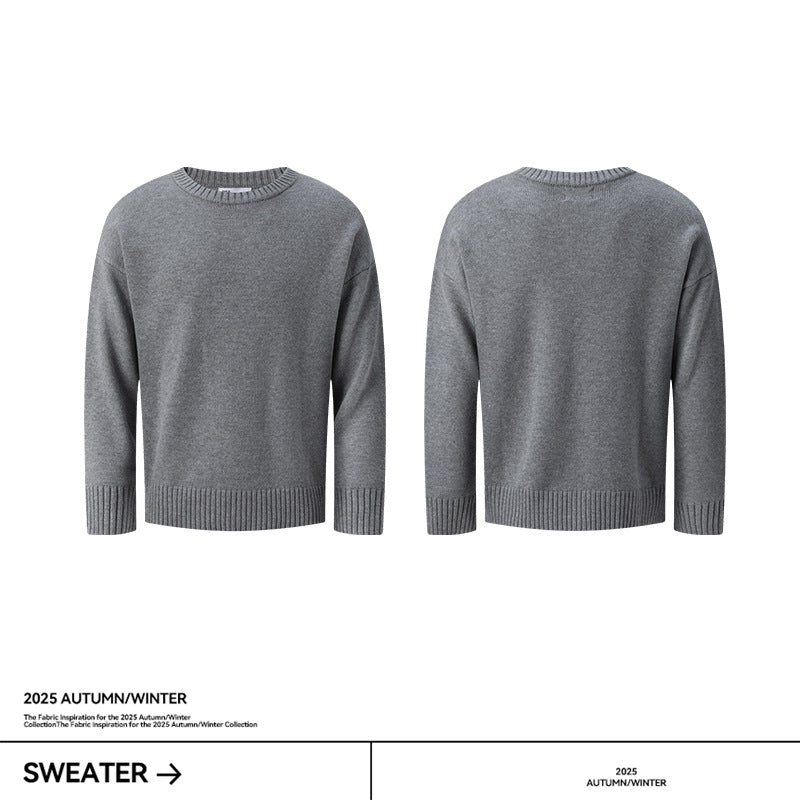 UNF Loose Cashmere Comfortable Soft Waxy Knitted Sweater