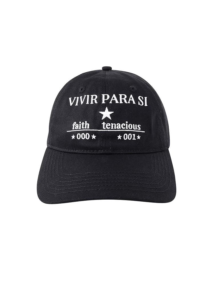 DM Tenacious Letter Embroidered Baseball Cap