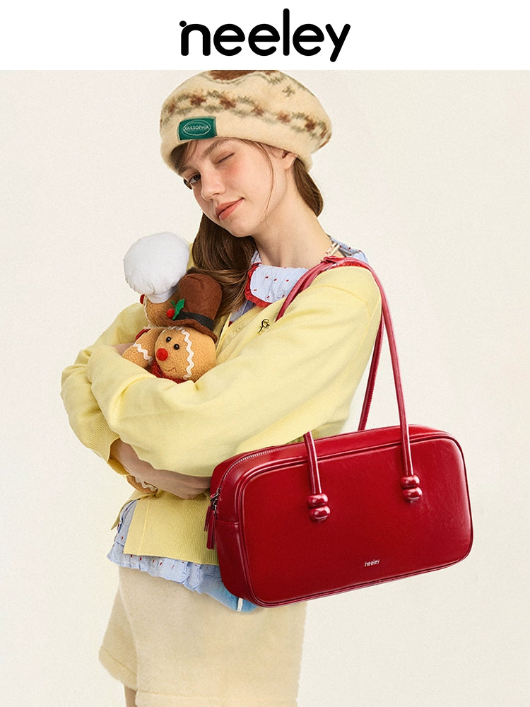 Neeley Leather Large Capacity Armpit Bag