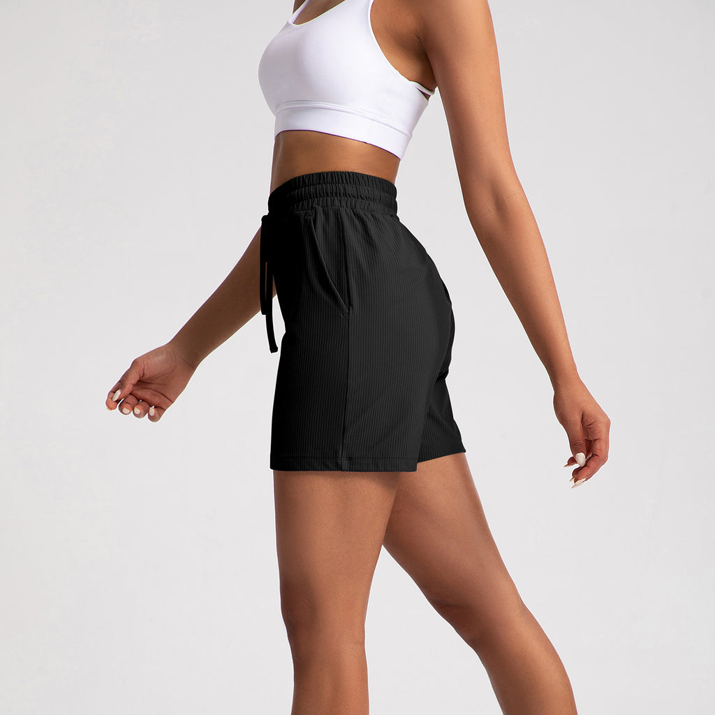 Athena Lulu High Waist Belly Skinny Yoga Shorts