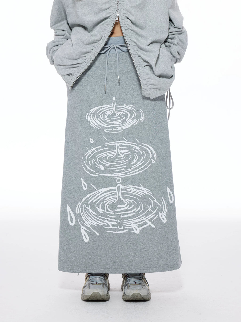 THELIGHT Retro Casual Versatile A-shaped Skirt