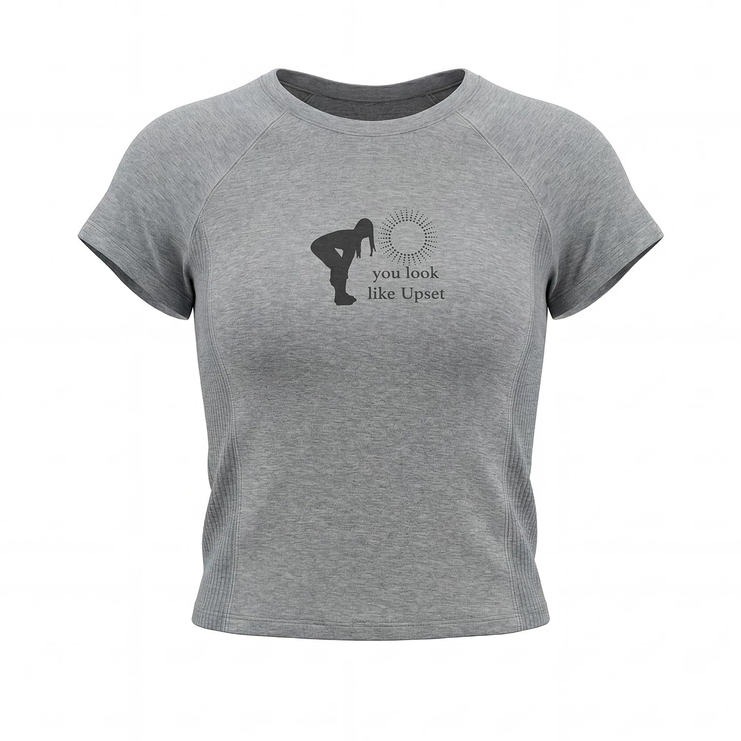 JIKOO Retro Shoulder Sleeve Letter Print Tee
