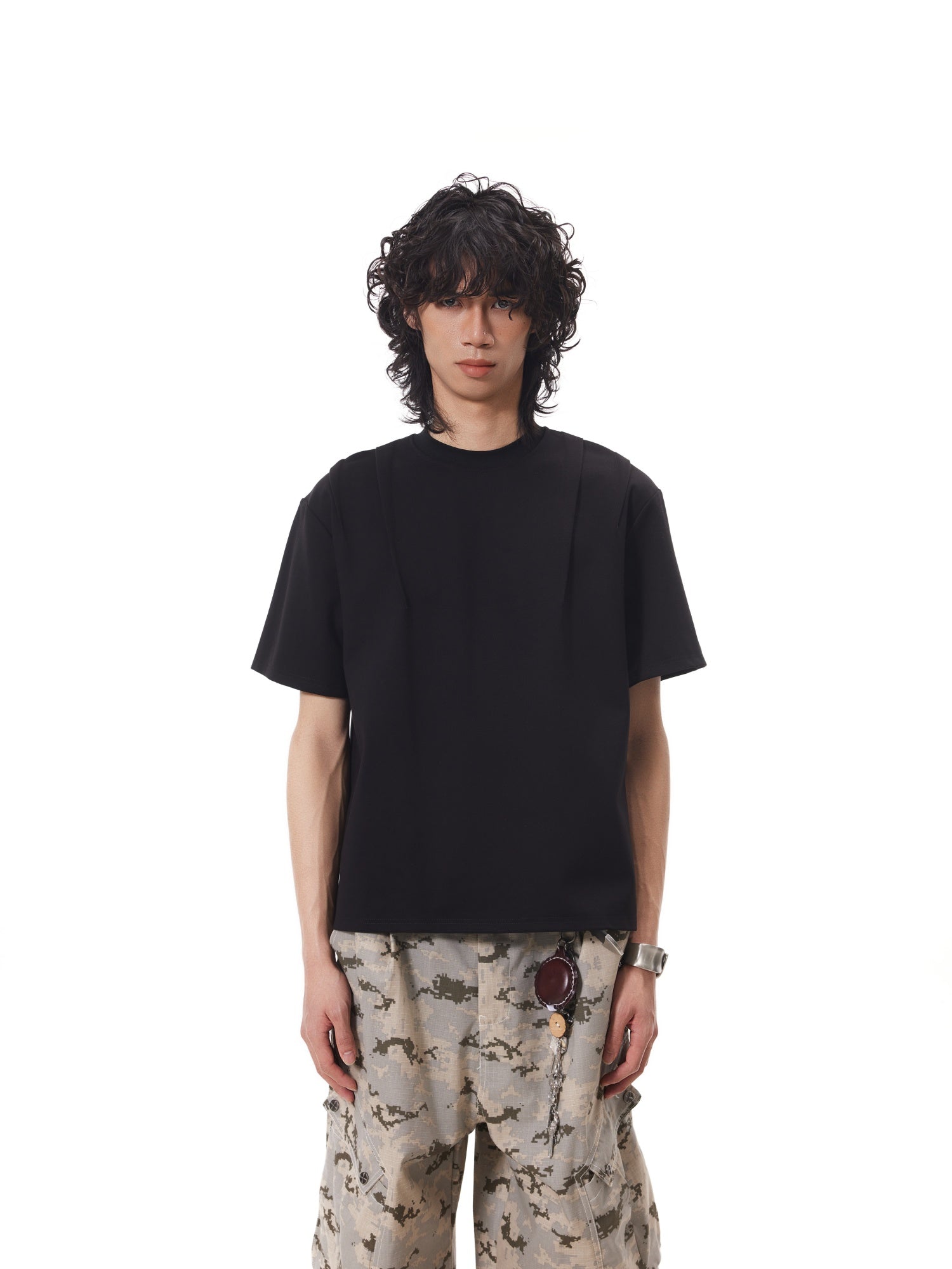 BTSG Roman Space Cotton Loose-leaf Deconstruction Tee