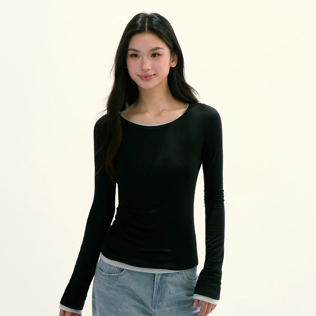 Ariseism Casual Versatile Slim Long Sleeve